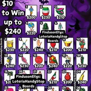 10 para ganar el juego de mesa Loteria, última carta en pie
