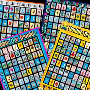 Doubles 16 Lines Loteria Line Board Games