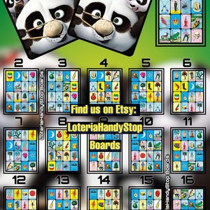 Primero en llenar el tablero de lotería con 16 cartas completas