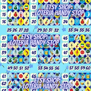 Loteria con 72 Numeros