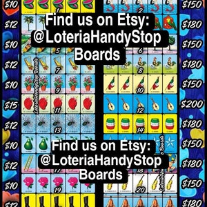PYP and Price Roulette Loteria Board Game