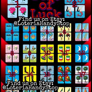 22 Numbers Loteria Shuffle Board Game to Play Online