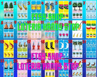 28 nummeriertes mexikanisches Loteria-Brett