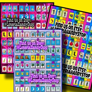 Plateaux de jeu aléatoires Loteria 24 numéros sans répétition