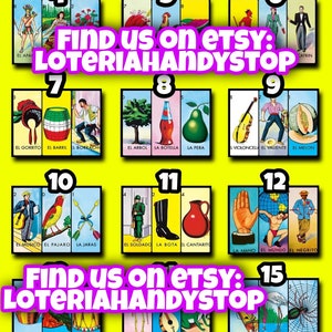 54 Loteria No Repeats Digital Board Game