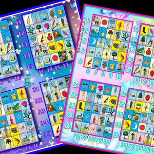 40 Lines Loteria Board Games for Online Play