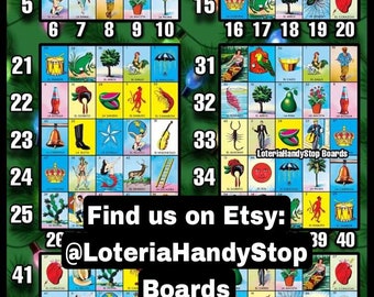 60 Lines Christmas Loteria Board Game