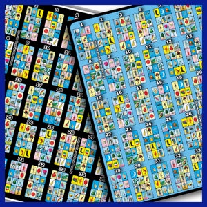 35 Numbers Digital Loteria Board Game to Play Online