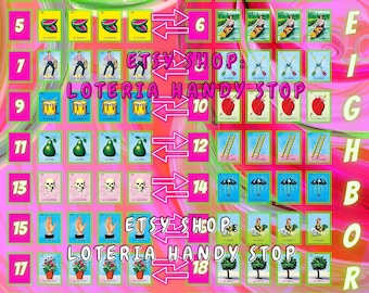 Shuffle Loteria Bretter Nachbar Spiel Digitaler Download