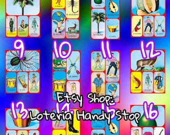 Custom Loteria Online Game Board
