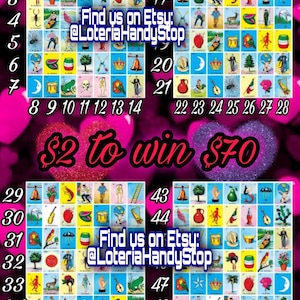 56 Linias Juego Loteria