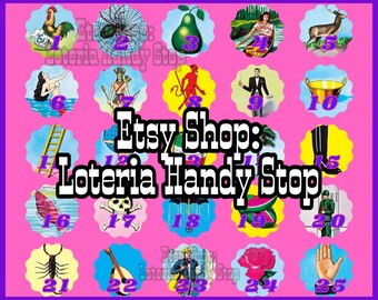 Tablero de juego de lotería de 25 personajes sin repeticiones