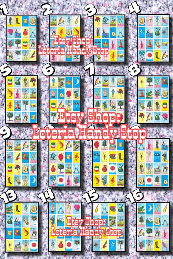 Board Games Toys & Games Full Loteria Cards on a Board for Game