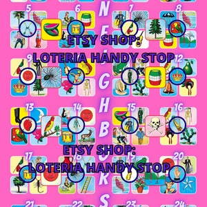 Los Vecinos Loteria Carta