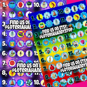 Loteria No Repeats Game Boards to Play Online 18 Numbers