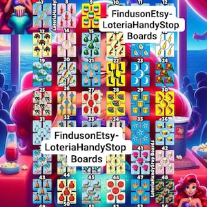 Juego de ruleta de 54 cartas de lotería