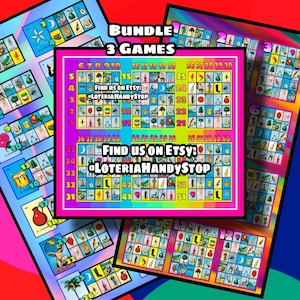 Loteria Boards Neighbors Lines and Full Cards Games to Play Online