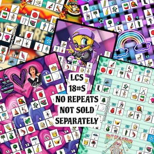 Juegos de mesa de lotería de 18 números Última carta en pie Sin repeticiones