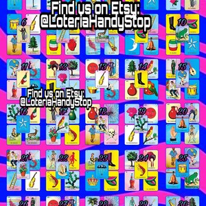 Loteria Board 30 Numbers Game to Play Online