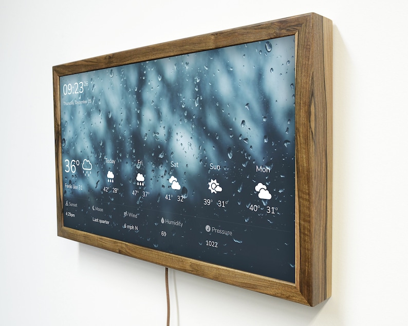 Electronic Wall Calendar 32 Inch Family Command Center Home Etsy Electronic Wall Calendar 32 Inch Family Command Center Home Etsy