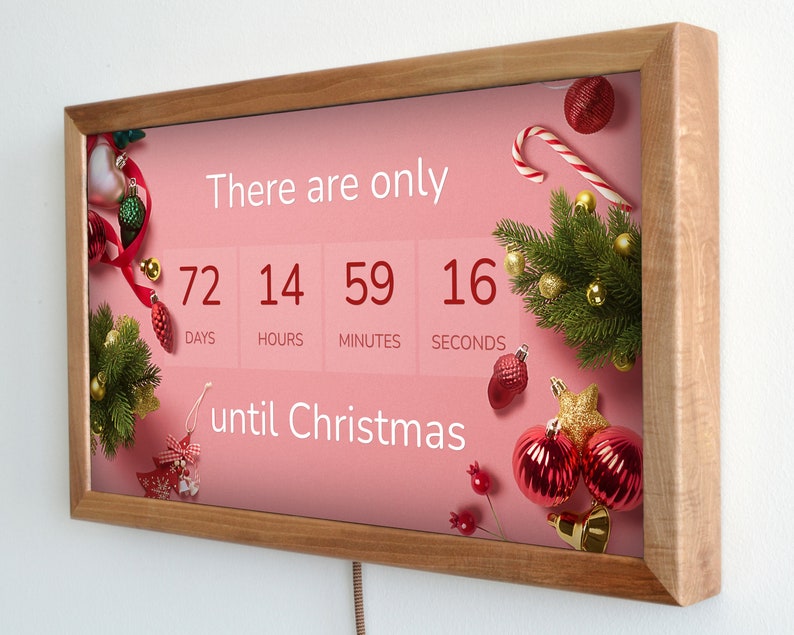 Electronic Wall Calendar 24 Inch Family Command Center Home Etsy