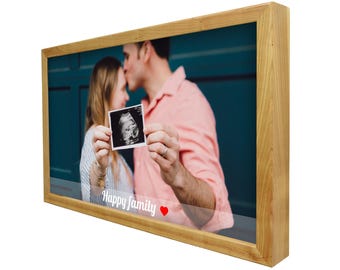 Digitale Fotolijst 32" HD Wi-Fi – Familie Fotohub, Smart Wanddisplay & Woondecoratie