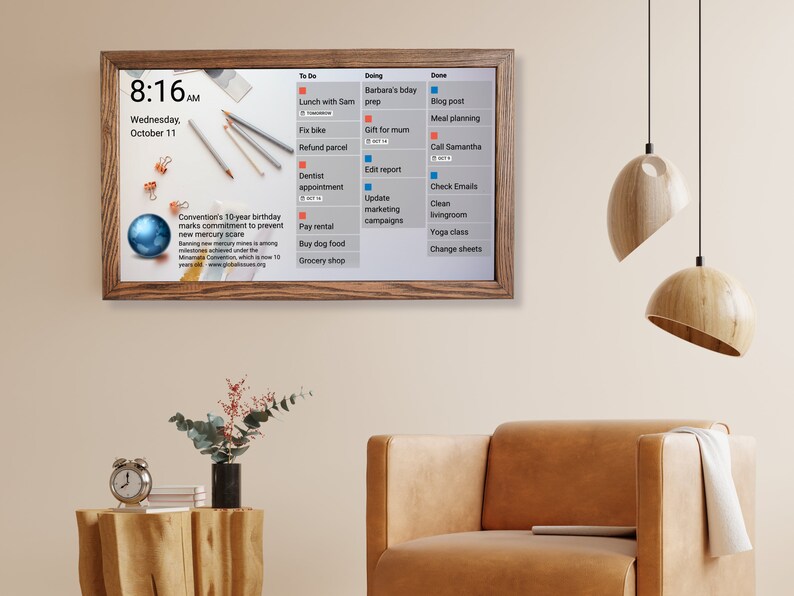 touchscreen-family-chore-chart-24-inch-in-wooden-frame-digital-wall