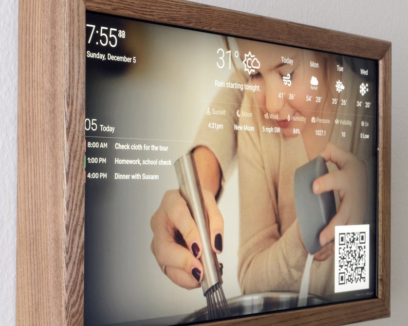 24 Digitales Wanddisplay / Smart Screen / Wifi Kalender - Etsy.de