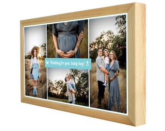 24-inch Digitale Fotolijst, Slimme Wandweergave, Smart Home-Dashboard, Digitale Kalender, Slimme Weergave, Weerstation, Aandelenticker