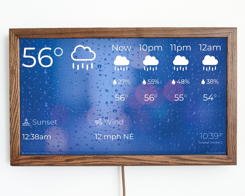 Elektronischer Wandkalender 24'', Family Command Center, Home Assistant