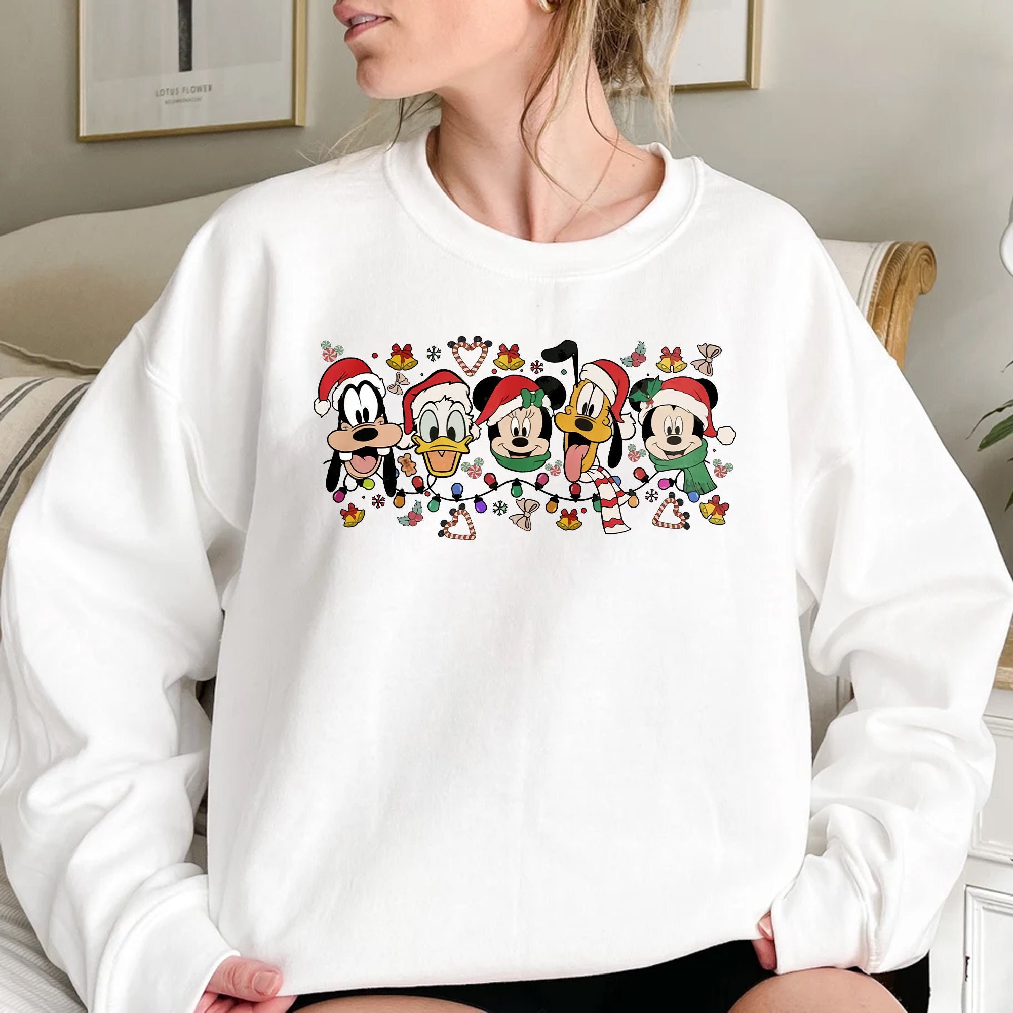 Discover Disneyland Christmas Sweatshirt, Mickey And Friends ChristmasSweatshirt