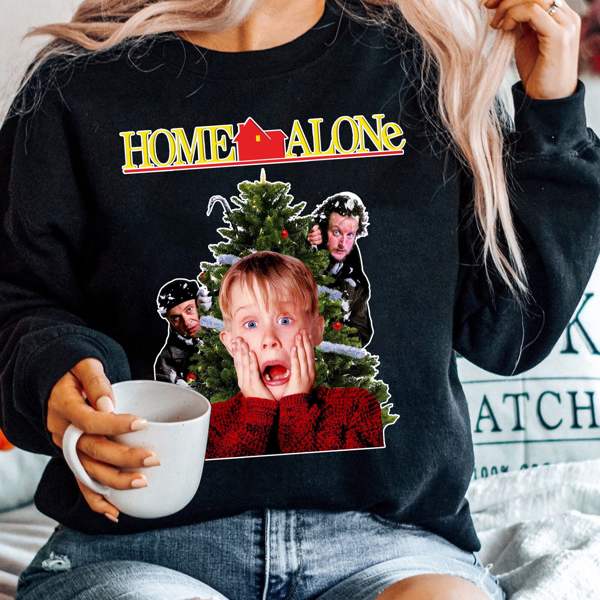 Discover Home Alone Kevin Shirt, Kevin Screaming, Wet Bandits, Merry Christmas, Ya Filthy Animal, Home Alone Sweatshirt, Christmas Movie Character Sweatshirts