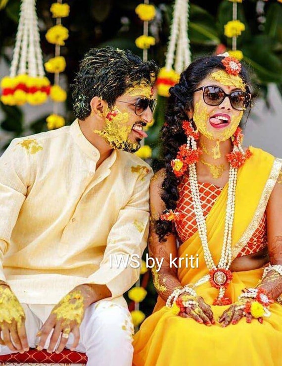 Indian Wedding Dress Haldi Ceremony 
