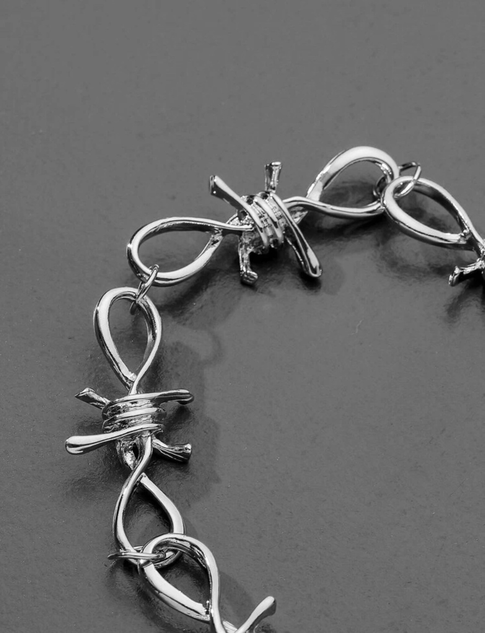 Wire Rose Gothic Choker Barb Wire Choker Silver Wire Choker Etsy