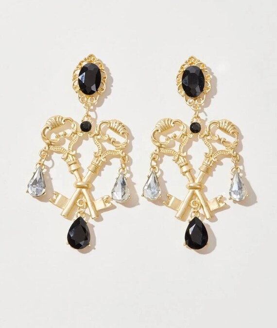 Key on sale dangle earrings