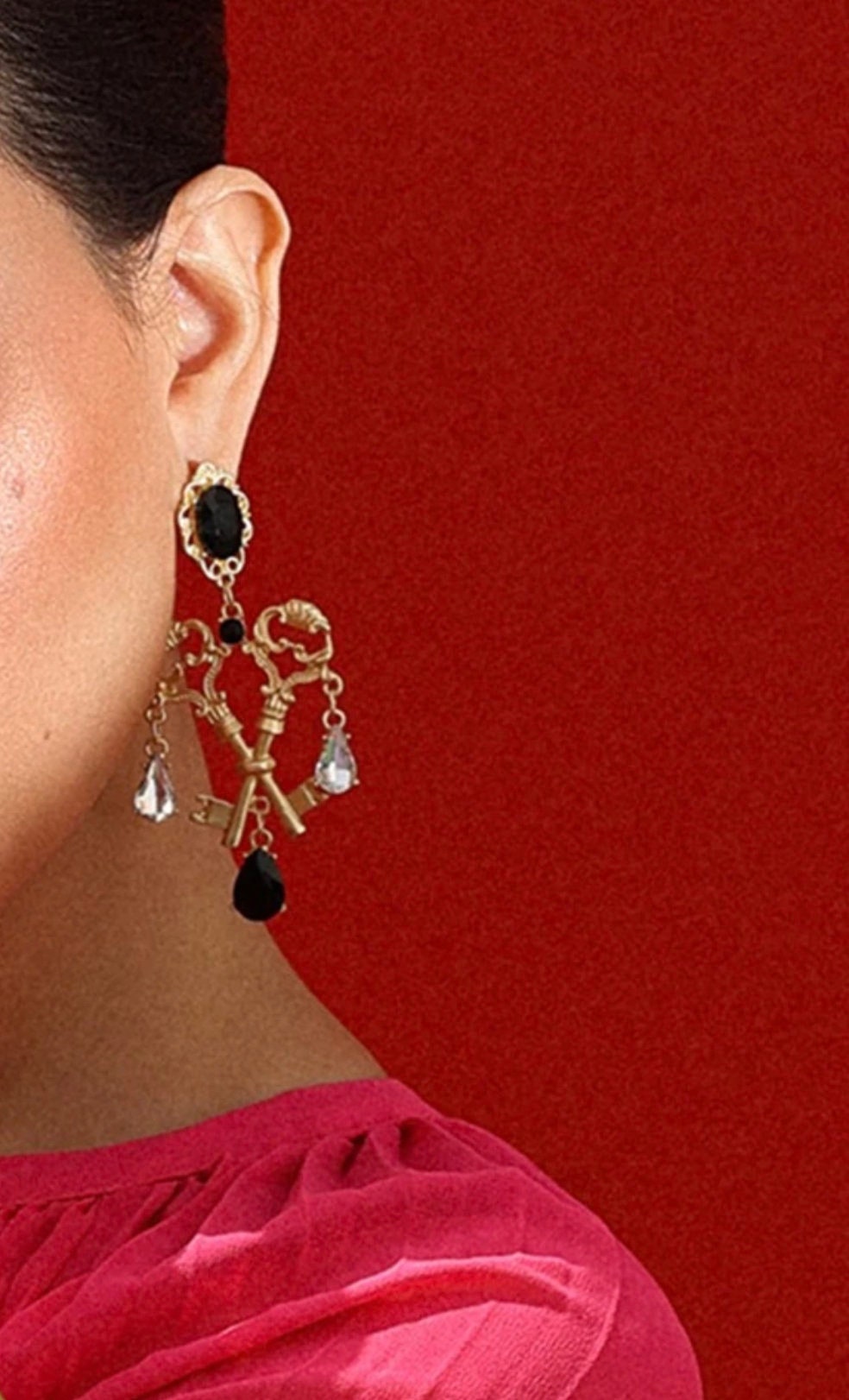 Key 2024 dangle earrings