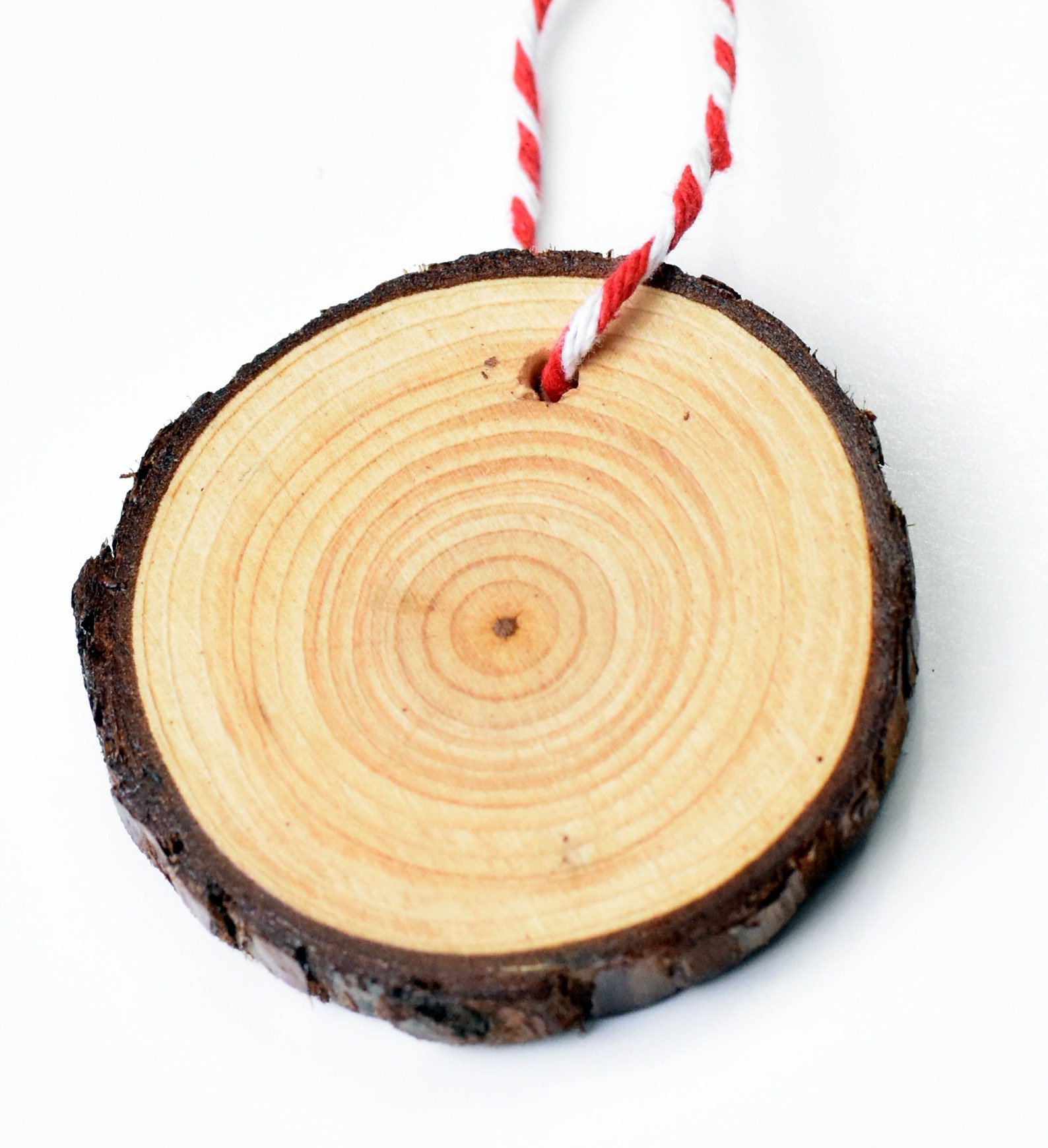 Decorative Hanging Wood Slice Ornament Decoupage Wood Slice Etsy