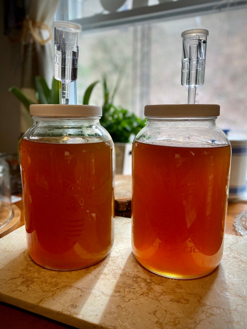 Custom Mead Making Jars Glass Etched One Gallon Fermentation Jars for