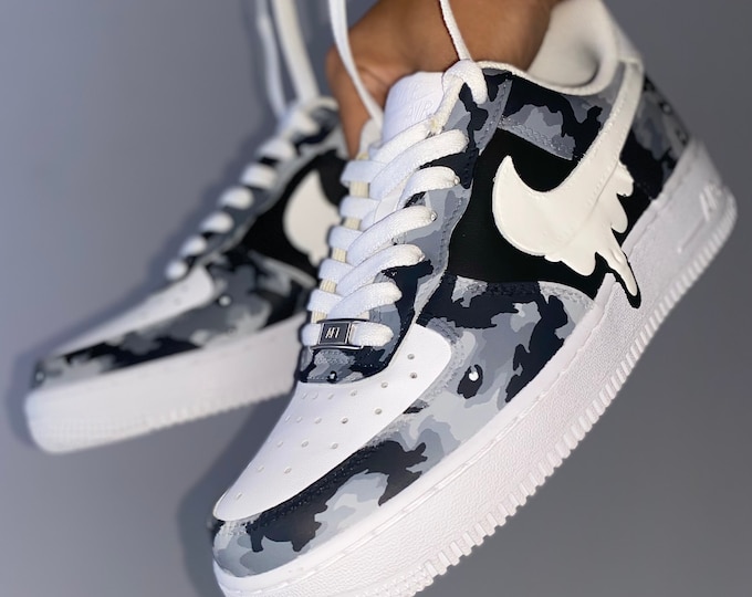 Camo Sneakers Nike, Rubber Drip