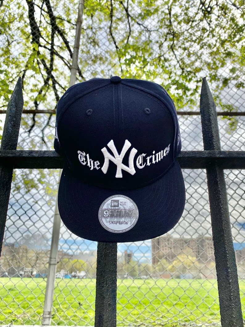 The New York Crime Yankee Snapback NAVY, 100% Authentic Newera Yankee ...