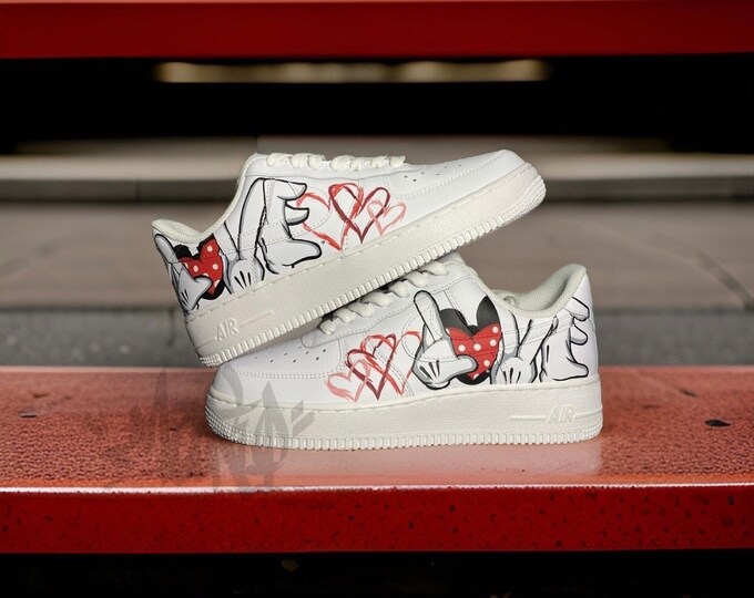 Mickey Hands Custom Sneakers