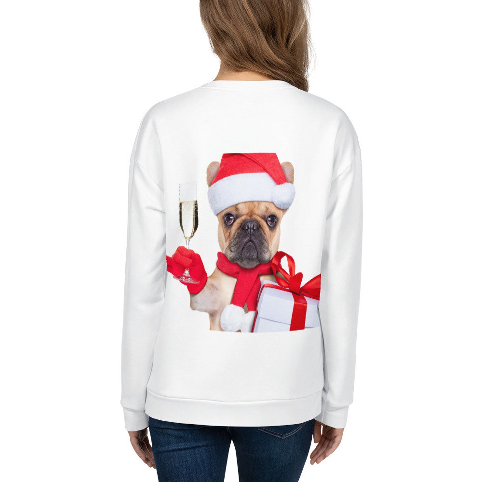 Unisex Happy cristmas dogs Sweatshirt Etsy