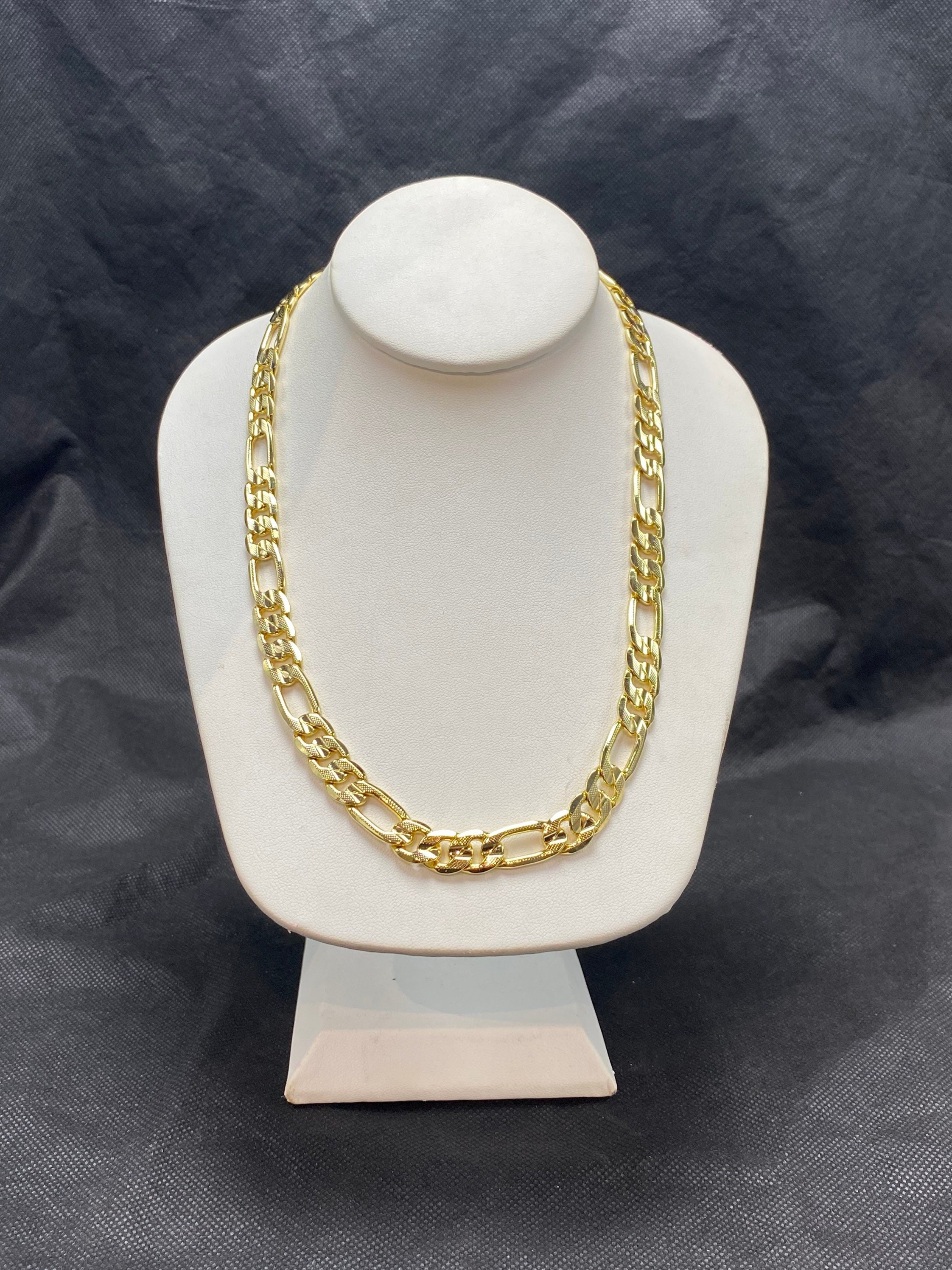 Vintage Figaro Link 18k GP Chain 