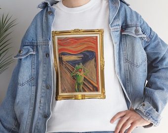 The Scream Kermit the Frog Muppets Unisex Men Women T-Shirt