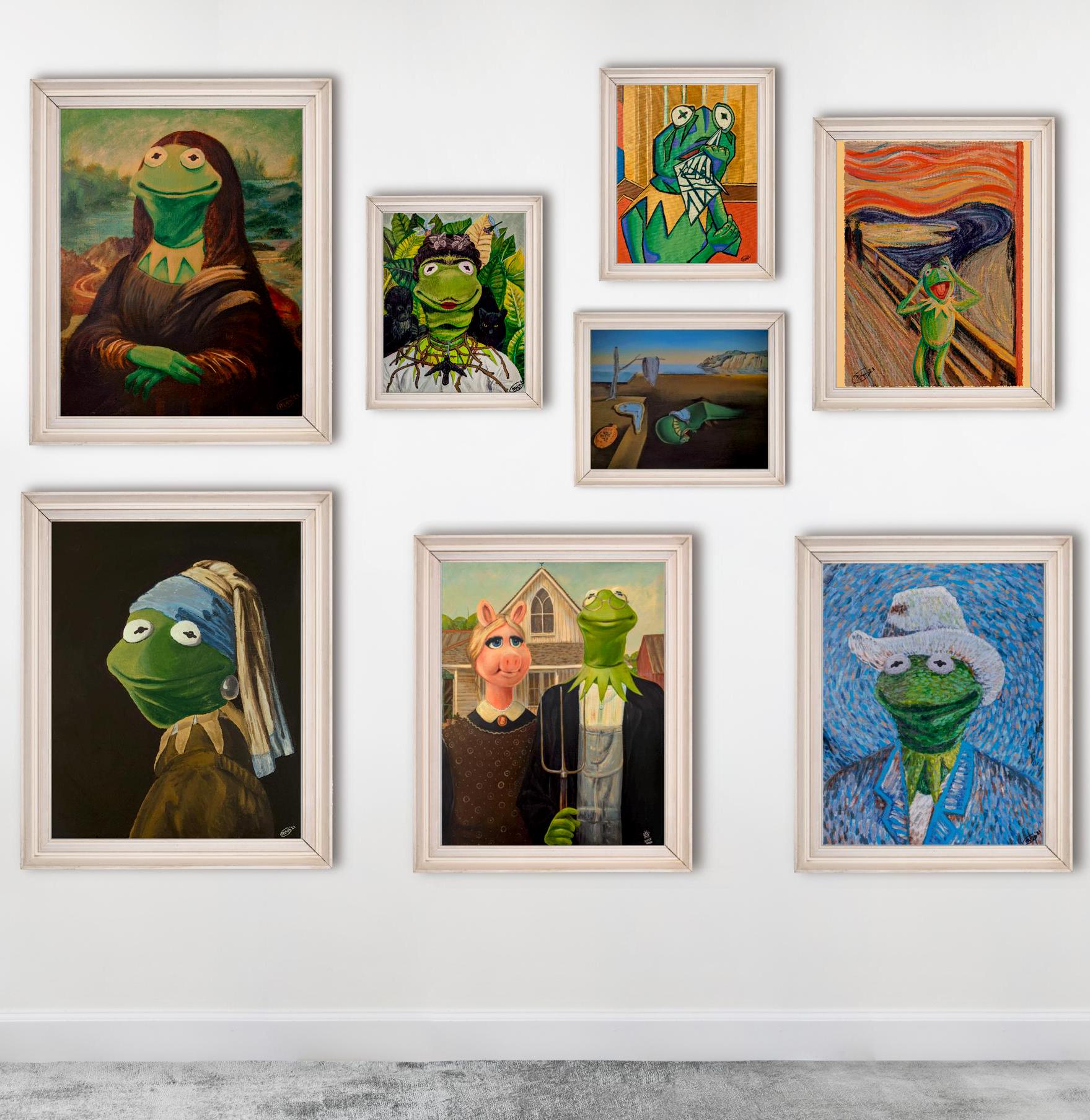 Kermit the Frog Art Collection Digital Download 5x7