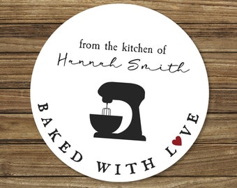 Baked with love gift tags     Cookie tag printable    Editable baked goods label    From the kitchen of