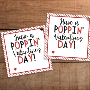 ポッピンバレンタインデーギフトタグ（印刷可能）（PDF）