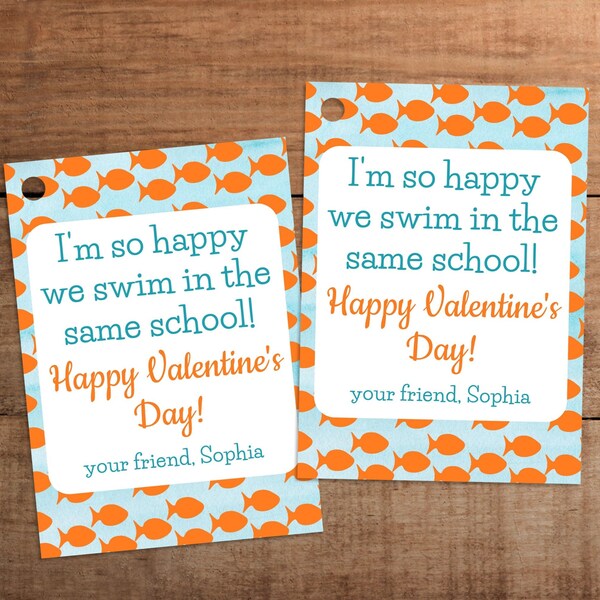 Goldfish Labels Editable Etsy Goldfish Labels Editable Etsy