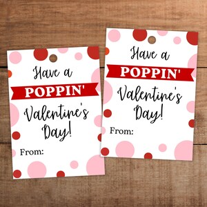 Have a Poppin Valentine #39 s Day Gift Tag Printable for Pop It Fidget Toy