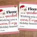 Fleece Navidad Christmas Gift Tag Printable Fleece Blanket Sweater for ...